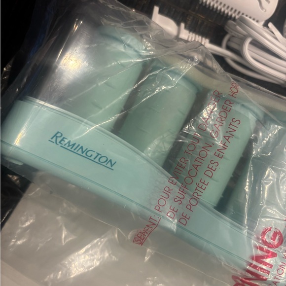 Remington Quick Curl Setter Jumbo Rollers and Clips Open Box New Vintage - Picture 5 of 10